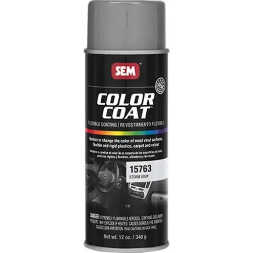 Flexible Coating, 16 oz Aerosol Can, Storm Gray, 24 hr Curing, Aerosol