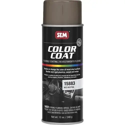 Flexible Coating, 16 oz Aerosol Can, Med Neutral, 24 hr Curing, Aerosol