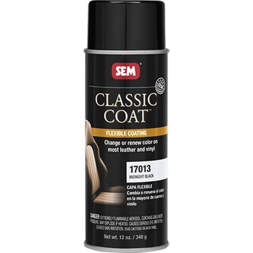 Flexible Coating, 16 oz Aerosol Can, Midnight Black, 24 hr Curing, Aerosol