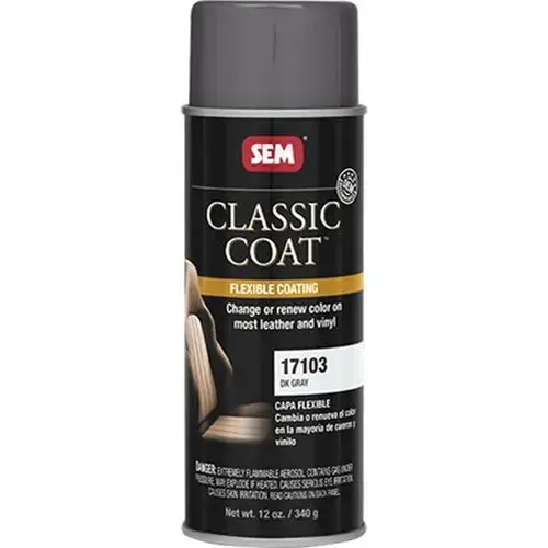 Flexible Coating, 16 oz Aerosol Can, Dark Gray, 24 hr Curing, Aerosol