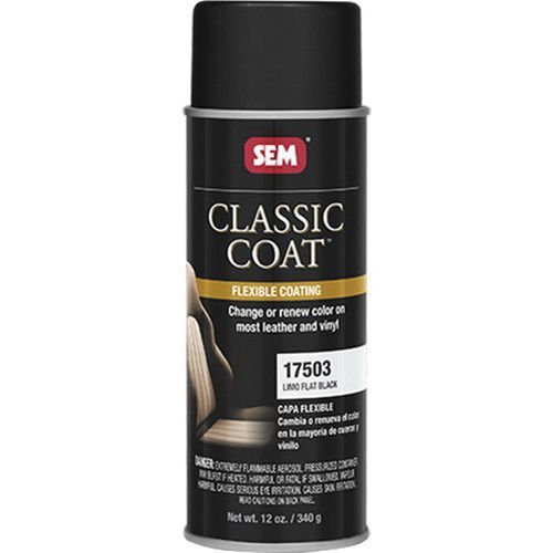 Flexible Coating, 16 oz Aerosol Can, Flat Black, 24 hr Curing, Aerosol