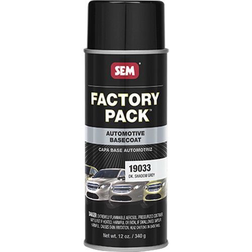 Automotive Basecoat, 16 oz Aerosol Can, Shadow Grey, RTU Mixing