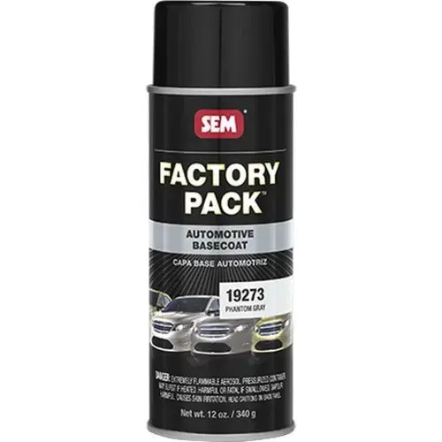 Automotive Basecoat, 16 oz Aerosol Can, Phantom Gray, RTU Mixing