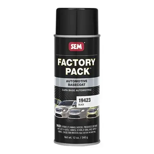 Automotive Basecoat, 16 oz, Black, No VOC VOC