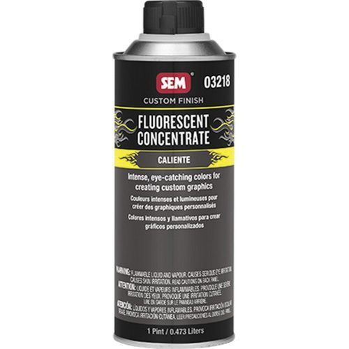 Custom Finish Fluorescent Concentrate, 1 pt Aerosol Can, Caliente, 4:1 and 1:1 Mixing