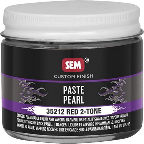 SEM 35212 Paste Pearl, 2 oz Jar, Red 2-Tone, Liquid