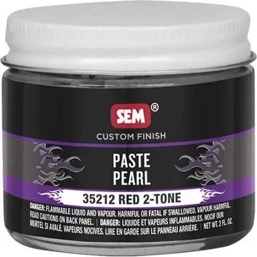 SEM 35212 Paste Pearl, 2 oz Jar, Red 2-Tone, Liquid