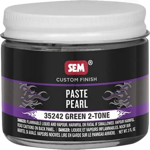 Paste Pearl, 2 oz Jar, Green 2-Tone, Liquid