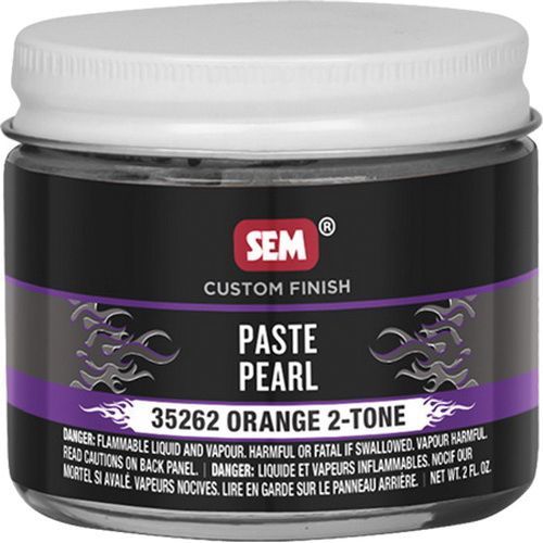 Paste Pearl, 2 oz Jar, Orange 2-Tone, Liquid