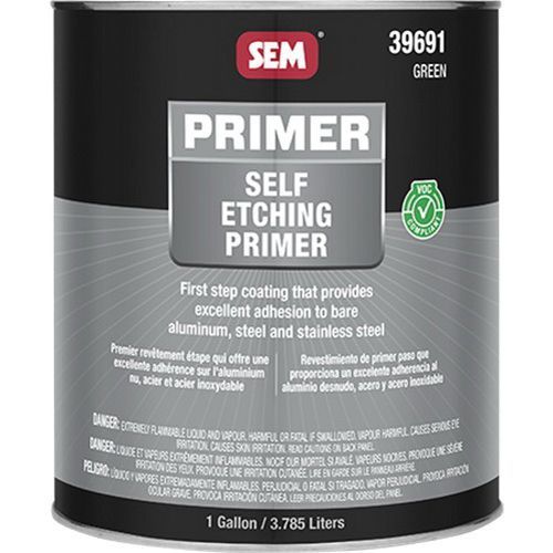SEM 39691 Self Etching Primer, 1 gal Can, Green, RTU Mixing