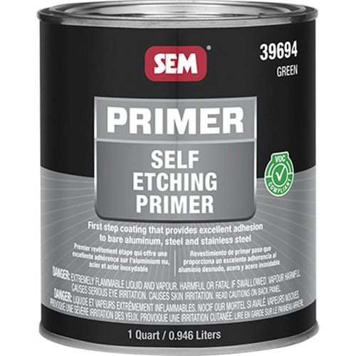 Self Etching Primer, 1 qt Can, Green, RTU Mixing