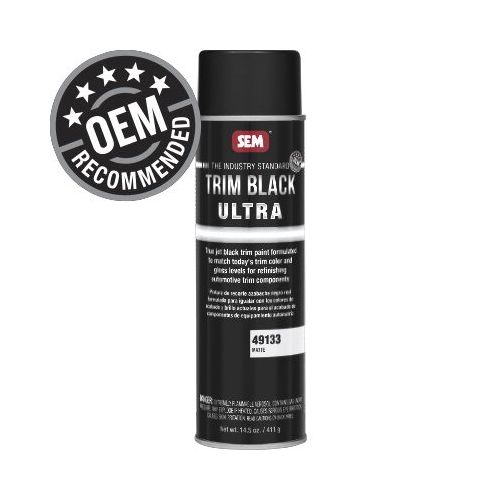 SEM 49133 Trim Paint, 20 oz Aerosol Can, Matte Black