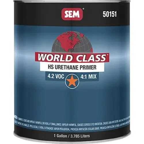 HS Urethane Primer, 1 gal Can, Neutral Gray, 4:1 Mixing, 340 sq-ft/gal Coverage