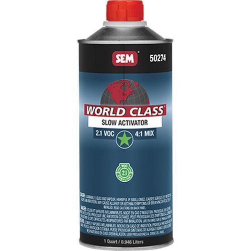 Slow Activator, 1 qt Aerosol Can, Liquid, Use With: World Class 2.1 VOC Clearcoat