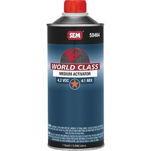 Medium Activator, 1 qt Aerosol Can, Liquid, Use With: World Class 4.2 VOC Universal Clearcoat