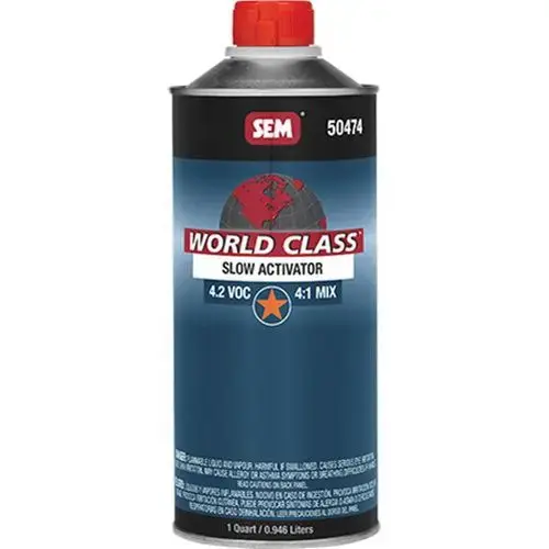 Slow Activator, 1 qt Aerosol Can, Liquid, Use With: World Class 4.2 VOC Universal Clearcoat