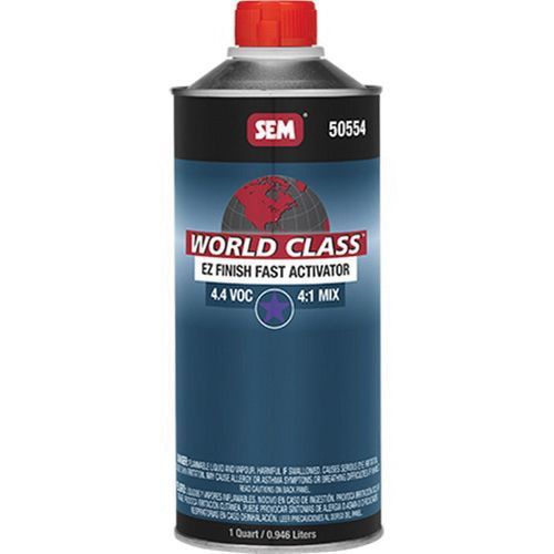 Fast Activator, 1 qt Aerosol Can, Use With: World Class EZ Finish Clearcoat