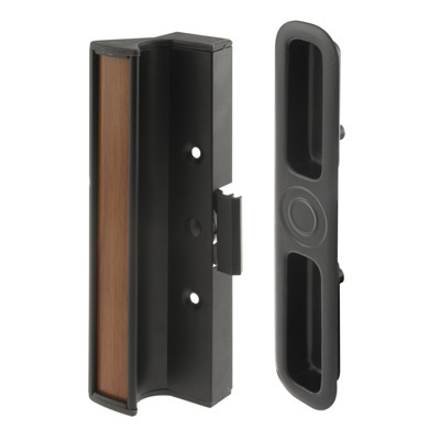 CRL C1201 Black Clamp - Style Surface Mount Handle 3" Screw Holes for 950 Series Dual Glazed International Doors