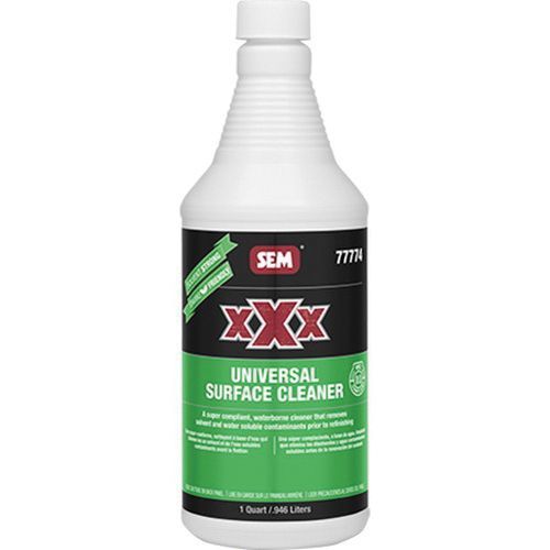 XXX 77774 Universal Surface Cleaner, 1 qt Can, Clear, Liquid
