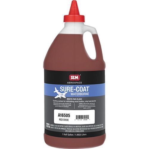 Waterborne Coating System, 0.5 gal Can, Red Oxide, Liquid