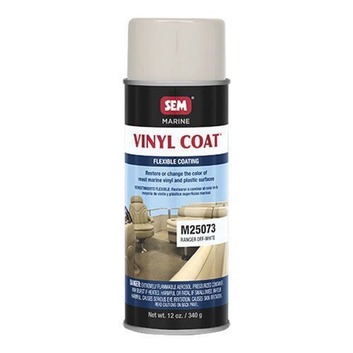 SEM M25073 Vinyl Coat, 16 oz, Ranger Off-White, No VOC VOC, 24 hr Curing