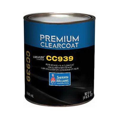Sherwin-Williams Paint Company CC93914 CC939-4 Premium High Solid Performance Plus Clearcoat, 1 qt Can, Gloss
