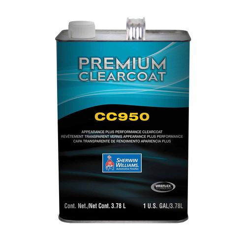 CC950-1 High Solid Premium Appearance Plus Performance Clearcoat, 1 gal Can, Gloss, 3:1:1 Mixing