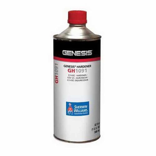 GH1091-4 3.5 VOC Hardener, 1 qt Can, Liquid, Use With:, Acrylic Polyurethane Top Coat