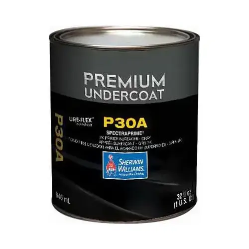 P30A-4 Premium Low VOC 2K Color Primer Surfacer, 1 qt Can, Gray, 2:1 Mixing