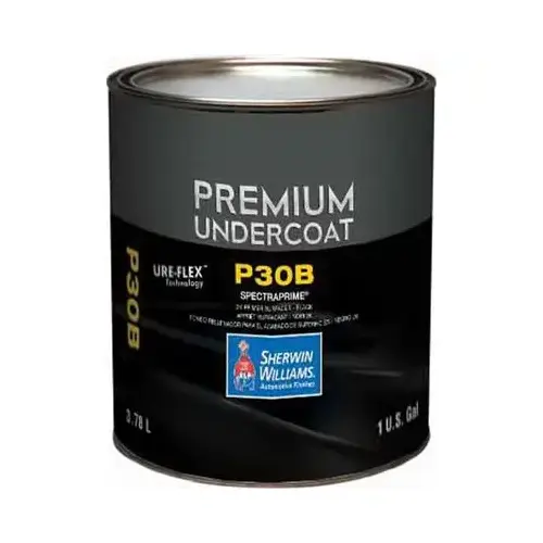 P30B-1 Premium Low VOC 2K Color Primer Surfacer, 1 gal Can, Black, 2:1 Mixing