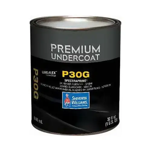 P30G-4 Premium Low VOC 2K Color Primer Surfacer, 1 qt Can, Green, 2:1 Mixing