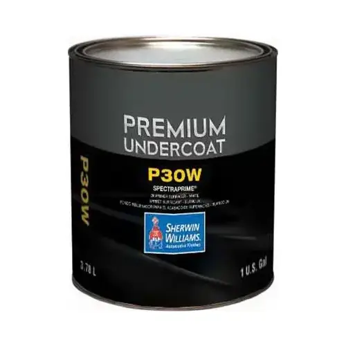 P30W-1 Premium Low VOC 2K Color Primer Surfacer, 1 gal Can, White, 2:1 Mixing