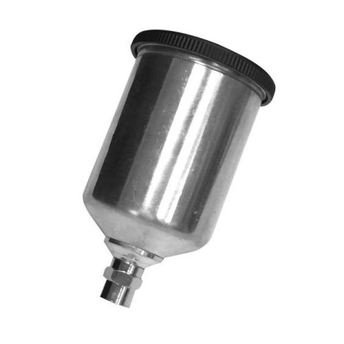 Canister and Cover, 600 cc Capacity, Aluminum, Use With: AF7001GMS, AF7003GMS Spray Gun
