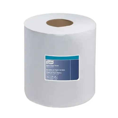 Centerfeed Hand Towel, 7.8 in Dia x 983.33 ft L x 8-1/4 in W Roll, 1000, Paper, White, 1 Plys