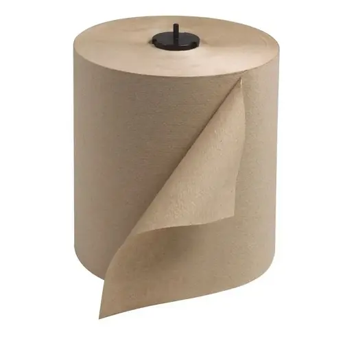 Hand Towel Roll, 700 ft L x 7.68 in W Roll, 1, Paper, Nature, 1 Plys - pack of 6