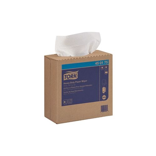 Heavy Duty Pop-Up Box Wiper, 16-1/4 in L x 9-1/4 in W, 90, Paper/Double Re-Creped, White, 1 Plys