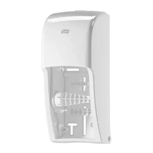 Tork 555620 Dispenser, 6-1/2 in L x 14.2 in H x 6.3 in W, Plastic, White