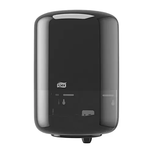 Tork 559028A Dispenser, 9 in L x 14.4 in H x 9.4 in W, Plastic, Black