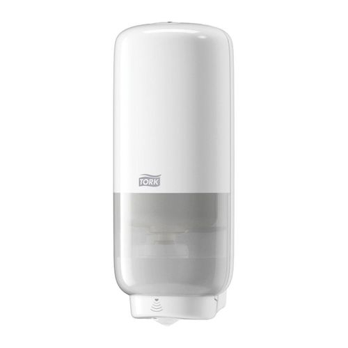 Automatic Dispenser, 5.1 in L x 10.9 in H x 4-1/2 in W, Plastic, White
