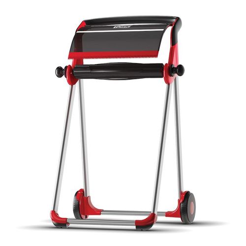 Tork 6520281 Floor Stand, 20.9 in L x 39.6 in H x 25.4 in W, Metal, Red