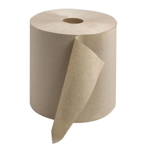 Hand Towel Roll, 7.8 in Dia x 1000 ft L x 7.87 in W Roll, 1, Paper, Nature, 1 Plys