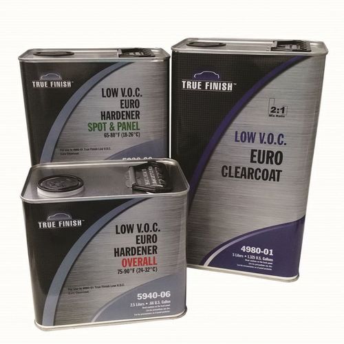 Hardener, 2.5 L Can, Clear, Liquid, Use With: Low VOC Euro Clearcoat