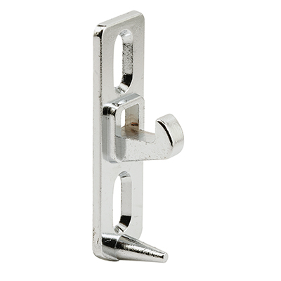 7/8" Wide Chrome Plated Lock Keeper with 1-5/8" Screw Holes for Crossly Doors