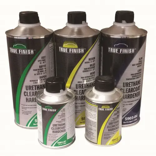 Medium Hardener, 1/2 pt Can, Clear, Liquid, Use With: Urethane Clearcoat