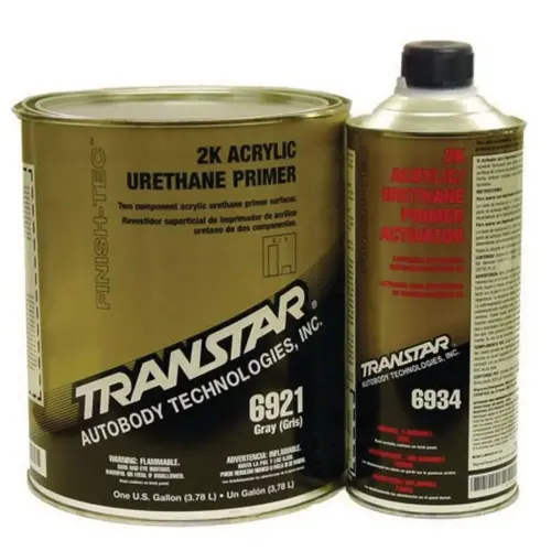 2K Acrylic Urethane Primer, 1 gal Can, Gray, 4:1:1 Mixing, 525 sq-ft/gal at 1 mil Coverage