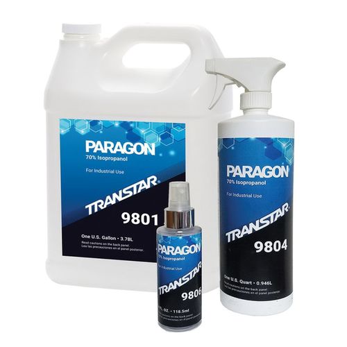 TRANSTAR 9806 Hand Sanitizer, 4 oz Spray Bottle, Clear, Liquid