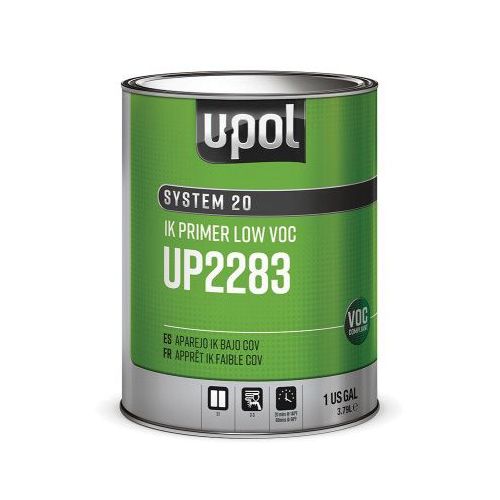 UP Low VOC 1K Primer, 1 gal Tin, Gray, 1:1 Mixing