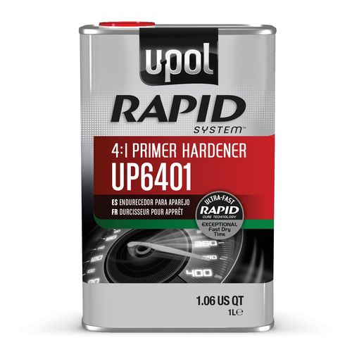 U-POL UP6401 Primer Hardener, 1 L Tin, Clear, Liquid