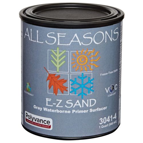 E-Z Sand Waterborne Primer, 1 qt Can, Light Gray, 61 g/L