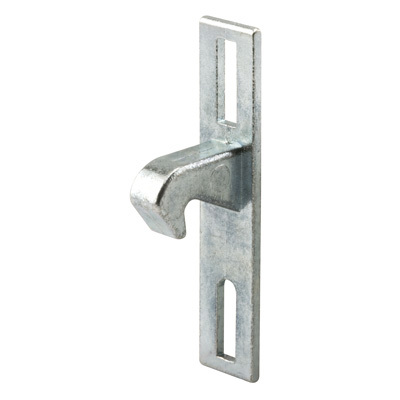 9/16" Wide Zinc Plated Lock Keeper with 1-13/16" Screw Holes